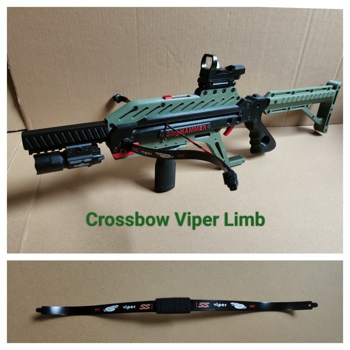 3D Printed Slinghammer Gotri 8mm - 10mm Repeating Slingbow Busur