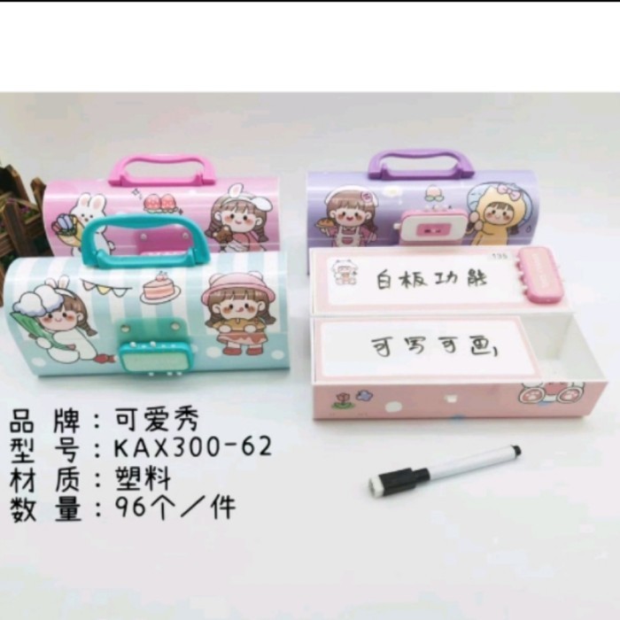 

TEMPAT PENSIL KODE PIN TINGKAT DOLL, ANIMAL+ WHITEBOARD/ KOTAK PENSIL