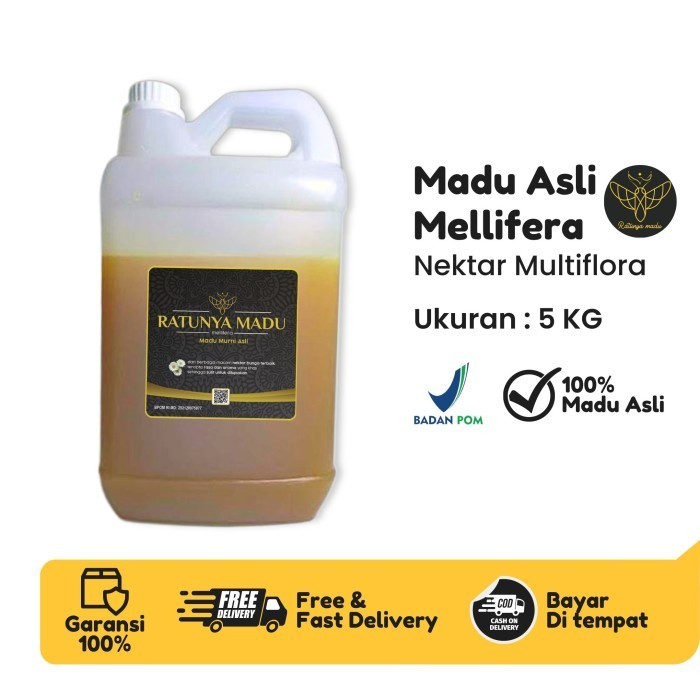 

Ratunya Madu - Madu Asli Murni 5kg - Natural Raw Honey Original