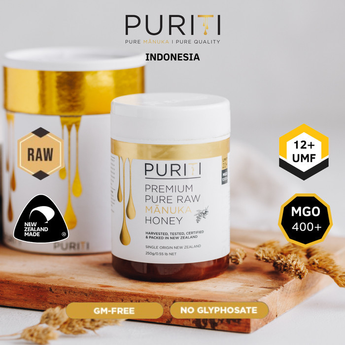 

Ready Puriti Raw Premium Manuka Honey UMF 12+/MGO 400+ (250 gr)