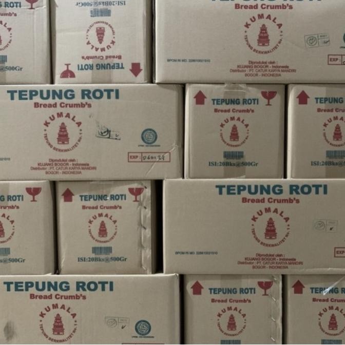 

Tepung Roti Kumala Panir Halus 1 Dus/Karton 10 kg isi 500 gr x 20 bks GM