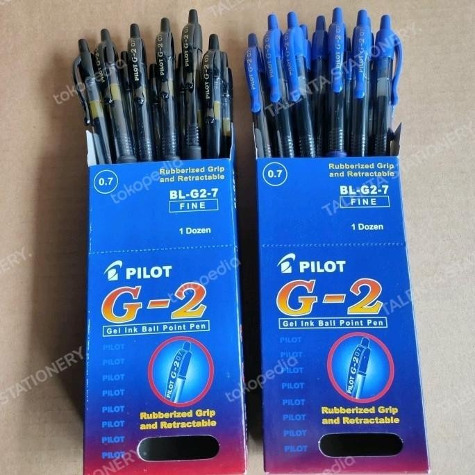 

pulpen pilot G-2 gel ink ball point pen 0,7mm(BL-G2-7)