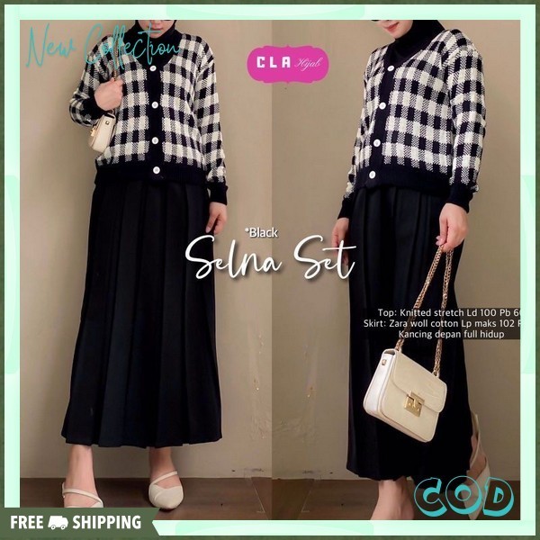 Satu Set Baju Wanita Satu Stel Ootd Outfit Setelan Bju Wsnita Outfit Kece 1 Set Remaja Korean Style 