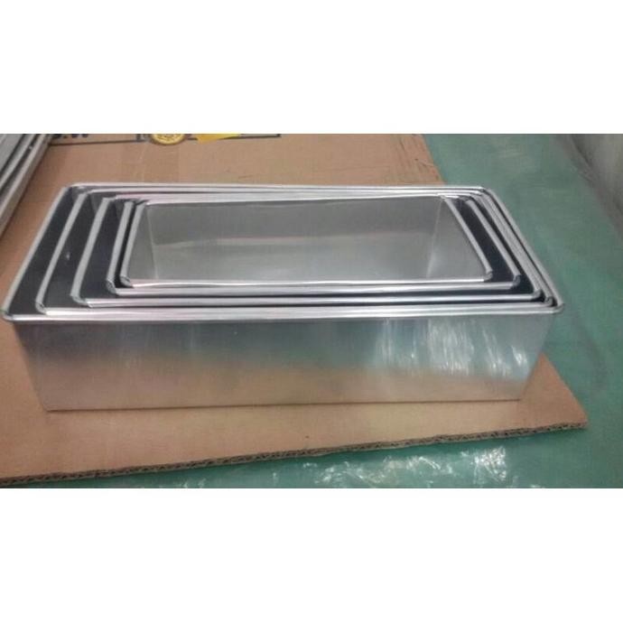 [PROMO] Loyang Kue / Roti / Brownies Aluminium 1 Set Isi 5 pcs - PM