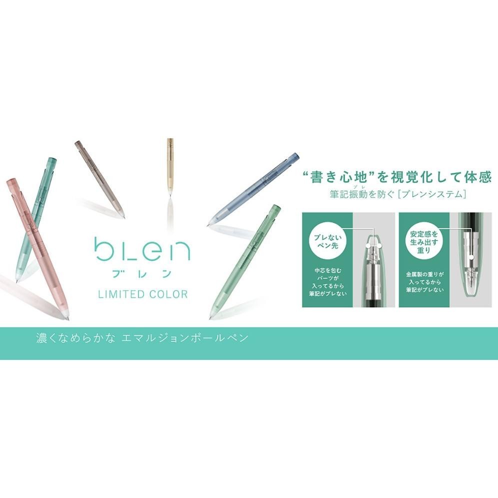 

fg-80 Zebra bLen Find Mechanism Series Ballpoint Ink Pen 0.5mm Pulpen Stress Free Writing Limited Edition Terlaris