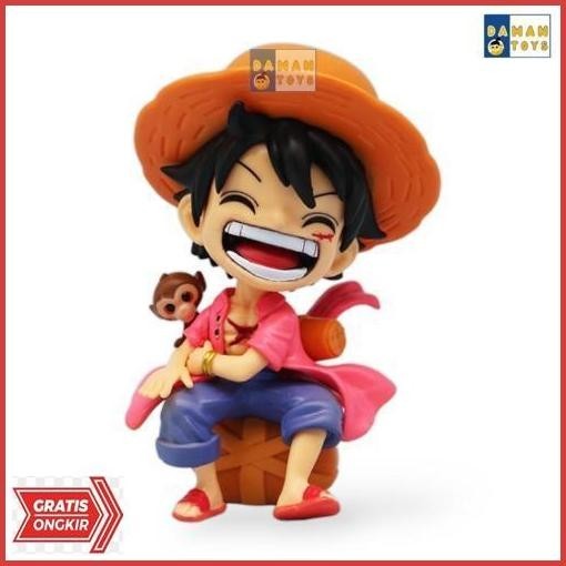 Cod One Piece Action Figure Zoro Roronoa Resin Lufyy Koleksi Pajangan Anime Cuci Gudang