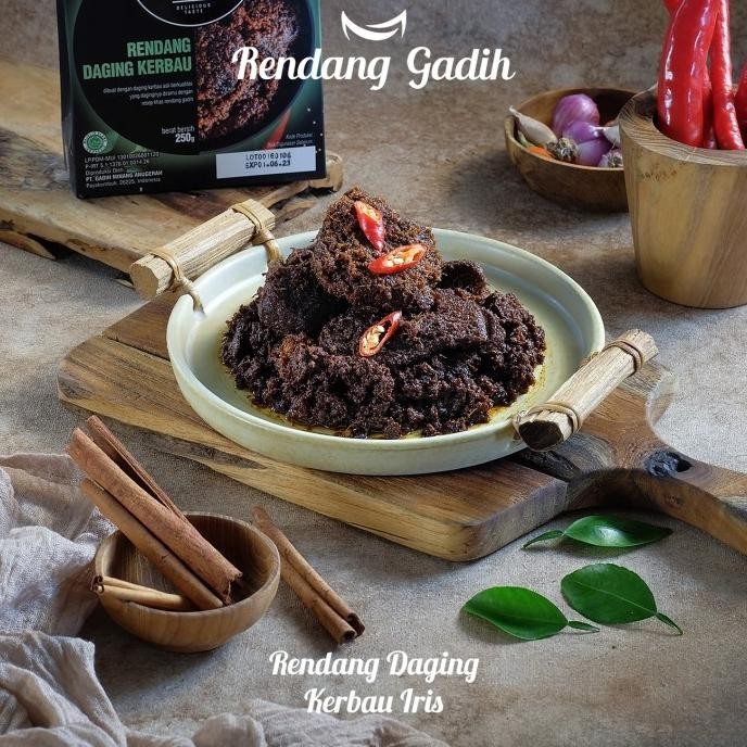 

ama PAKET 3 PCS RENDANG KERBAU IRIS SPICY