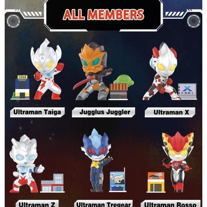Blinbox Popmart Pop Mart Ultraman The New Generation Heroes