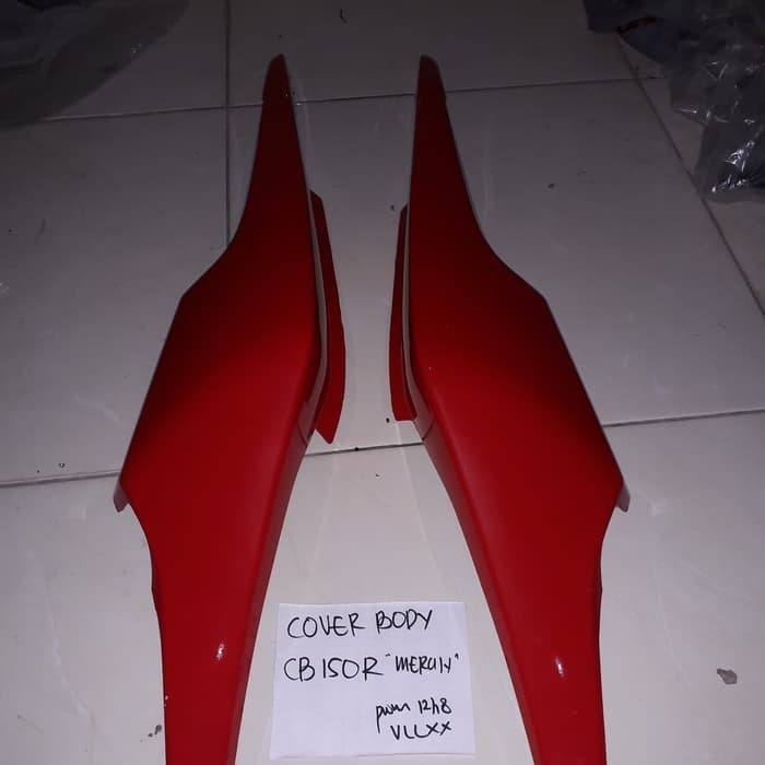 [+DUS] WIN - Cover Body CB150R Lama Merah/CB 150 R Old (Samping Besar)