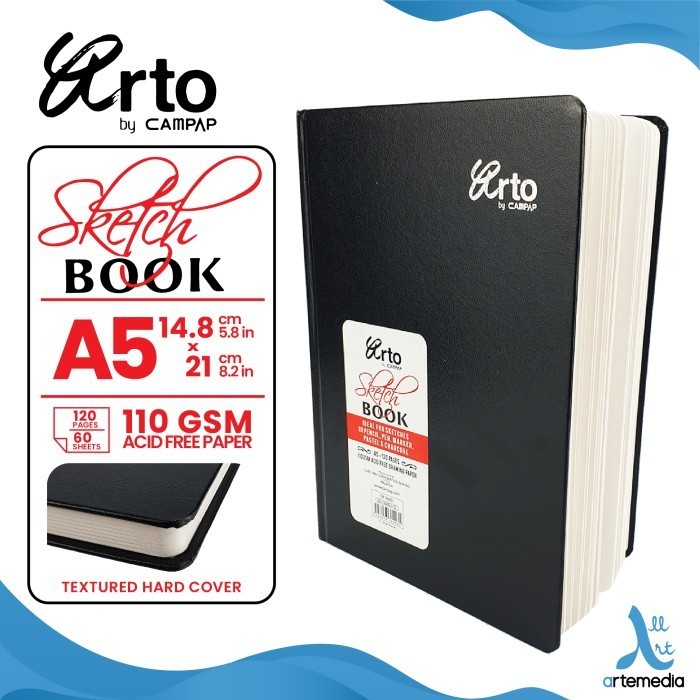 

Buku Sketsa Arto A5 Hard Cover Sketchbook