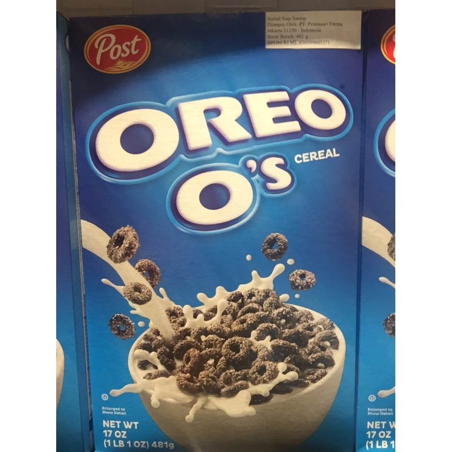 Oreo Cereal Imported 481Gr