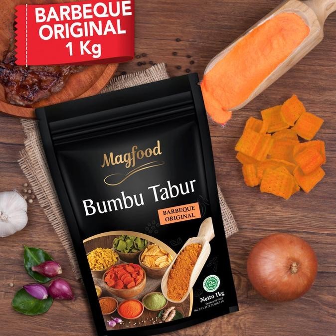 

MAGFOOD BUMBU TABUR BARBEQUE ORIGINAL KEMASAN 1 KG LM99