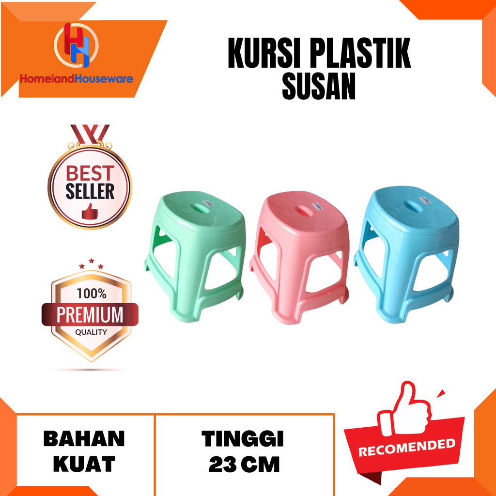 KURSI PLASTIK SUSAN/BANGKU KECIL PLASTIK SUSAN/KURSI PLASTIK KECIL SUSAN