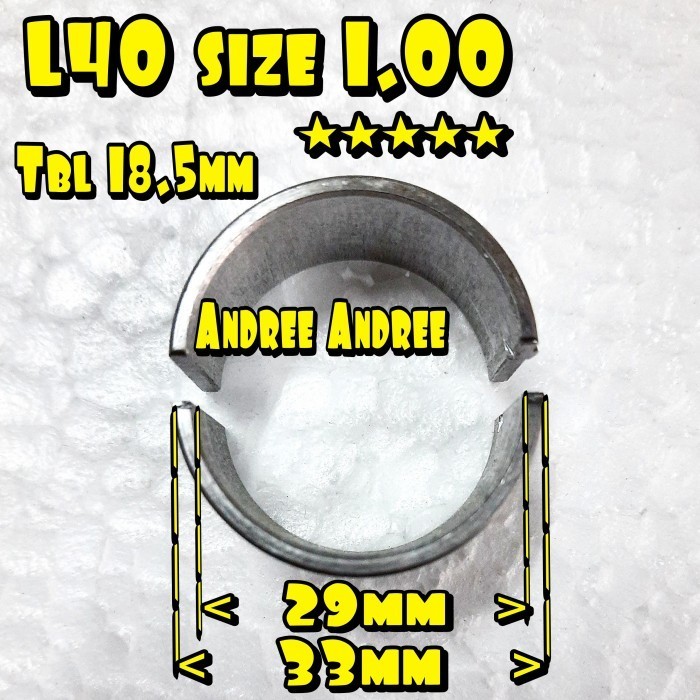 Ready stock] L40 170 F size 100 CPM Crank Pin Metal Jalan Raun L-40 170F 170FA 1.00