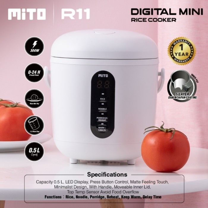 Mito Rice Cooker Digital Mini R11/0,5Liter