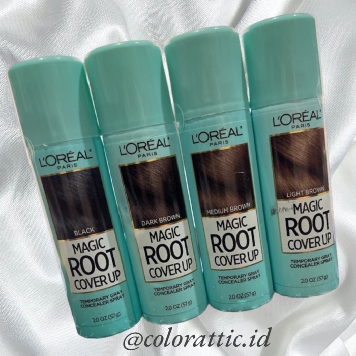 Loreal Paris Magic Roots Cover Up Gray Concealer Spray- 3 Colors - Usa