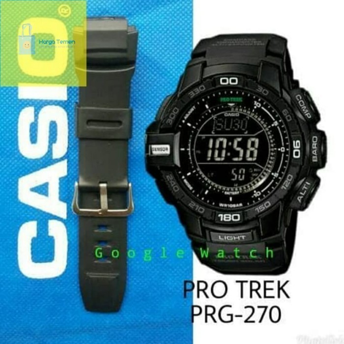 TALI JAM TANGAN CASIO PROTREK PRG-270 STRAP CASIO PROTREK PRG 270 BARU