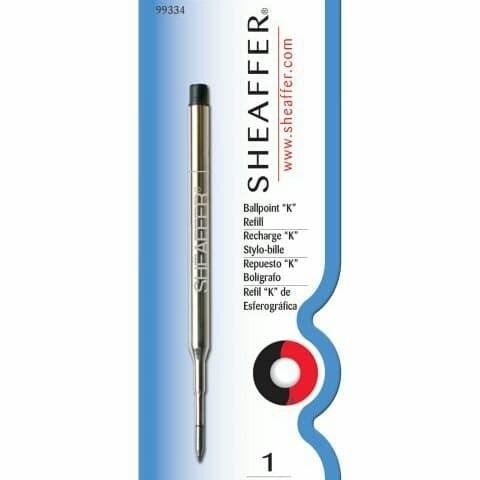 

Sheaffer Ballpoint Refill "K" Style - Black Medium - Blister Card Import