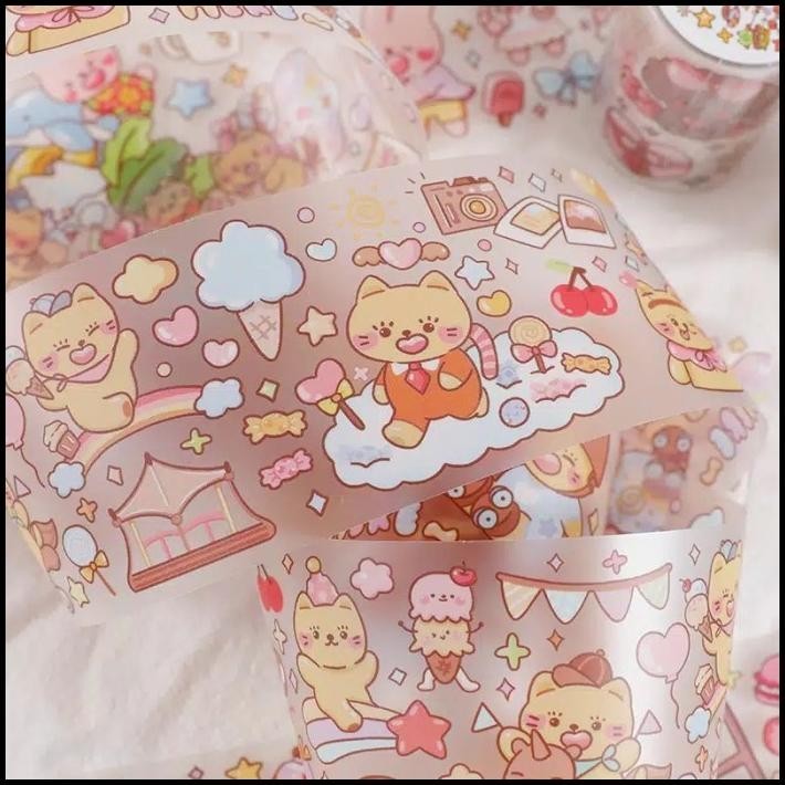 

HOT DEAL WASHI TAPE EARLY FOAM PET MATTE TAPE CUTE COLLECTION SERIES CREATIVE C !!