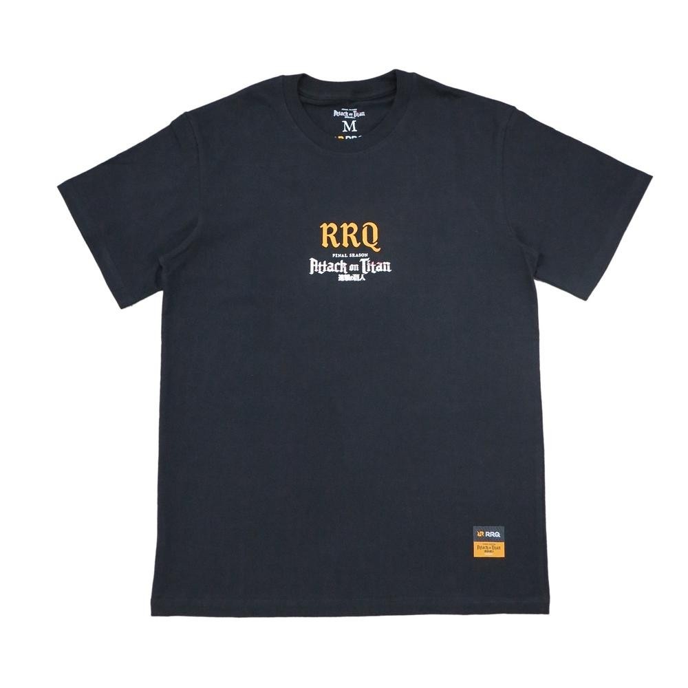 Terlaris Kaos Fnl T-Shirt Rrq X Attack On Titan Rumbling T-Shirt Distro Rrq Pria Wanita