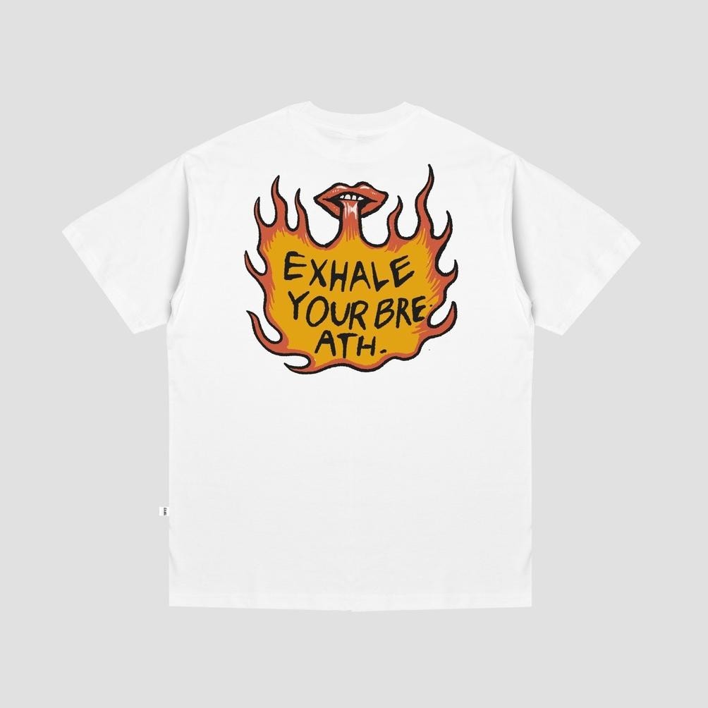 Sale Kaos Exhale Fire Exhale Apparel Premium