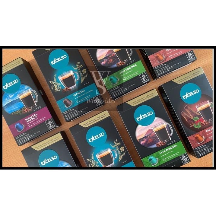 

GRATIS ONGKIR ESPRESSO - EXCELSO CAPSULE NESPRESSO ROBUSTA SUMATRA ARABICA KAPSUL