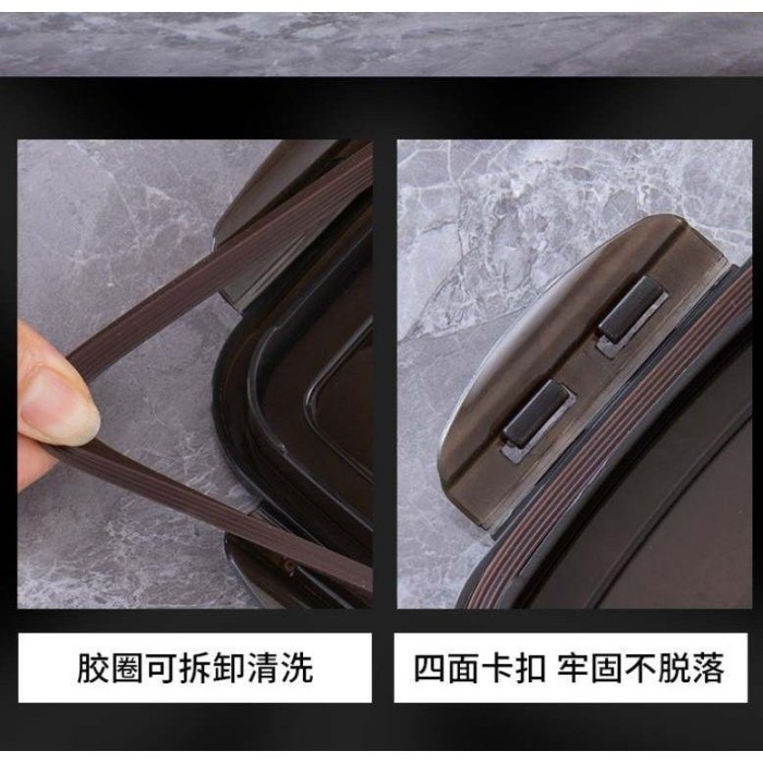 Kotak Tupperware Stainless Foodgrade Makanan Penutup Klip Kedap Udara