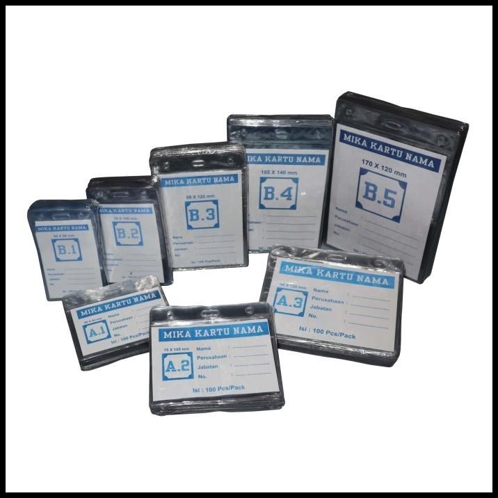 

GRATIS ONGKIR MIKA KARTU NAMA POLOS B1 /CARD CASE/NAME TAG HOLDER/ID CARD !!!!