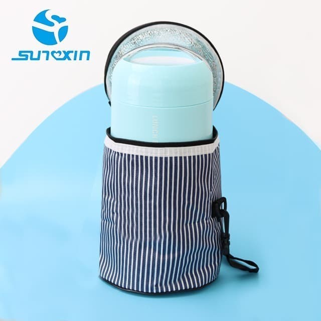 Tas Kotak Bekal Rantang 3 Susun Model Bulat Tas Bekal Lauch Bag