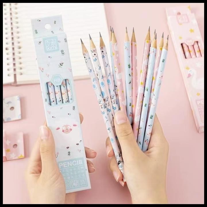 

BEST DEAL 10PCS PENSIL MOTIF KARTUN LUCU PENSIL MURAH !!!!!