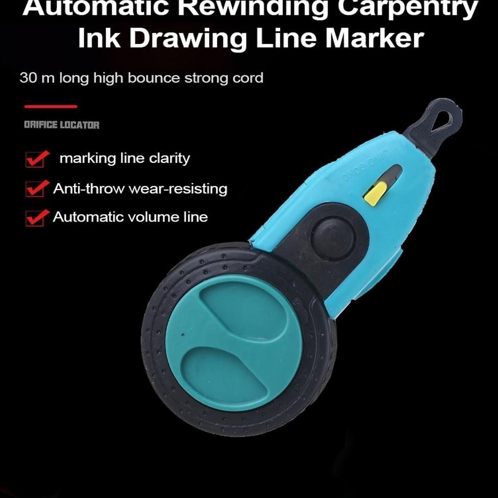 

Promo Sipatan Lot Benang Tajima 30M / Penggaris Benang Import Murah / Carpenter Ink Marker 30M