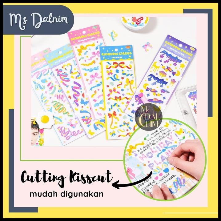 

DISKON STIKER PITA CONFETTI DEKORASI JOURNAL TOPLOADER KOREA AESTHETIC ST61