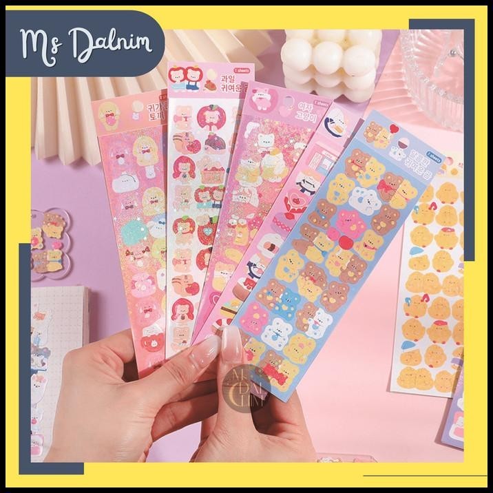 

BEST DEAL STIKER HALLOWEEN HEWAN LUCU GLITER DECO STICKER KOREA AESTHETIC ST85 !!!