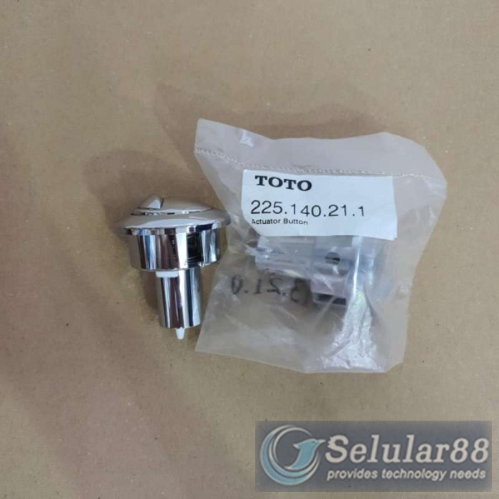 Toto 225.140.21.1 Tombol Pembilas Kloset Duduk Dual Eco Flush Button