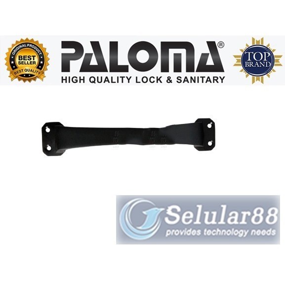 

Paloma FPP620 Furniture Pull 195mm Tarikan Laci Jendela Lemari Black