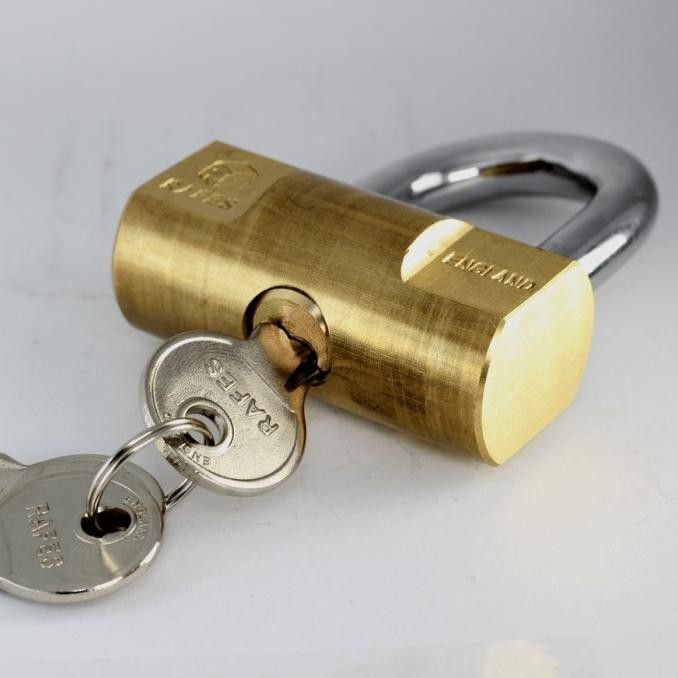 Gembok Bulat Merk Rafes ukuran 50mm