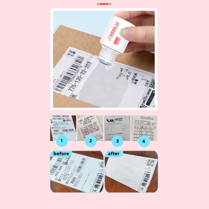 

Cairan penghapus tinta thermal paper - Correction Fluid alamat privasi K01