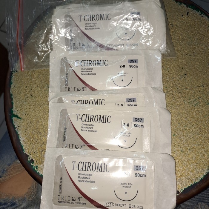 T-CHROMIC 2/0 PER PCS TAPERCUT