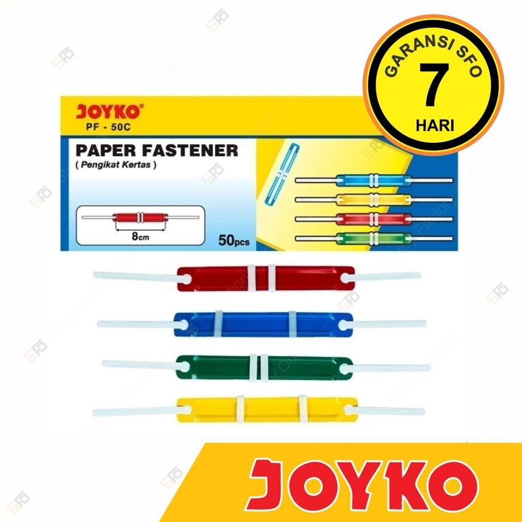 

Paper Fastener Joyko Color Pf-50 Isi 50 - Pengikat Kertas