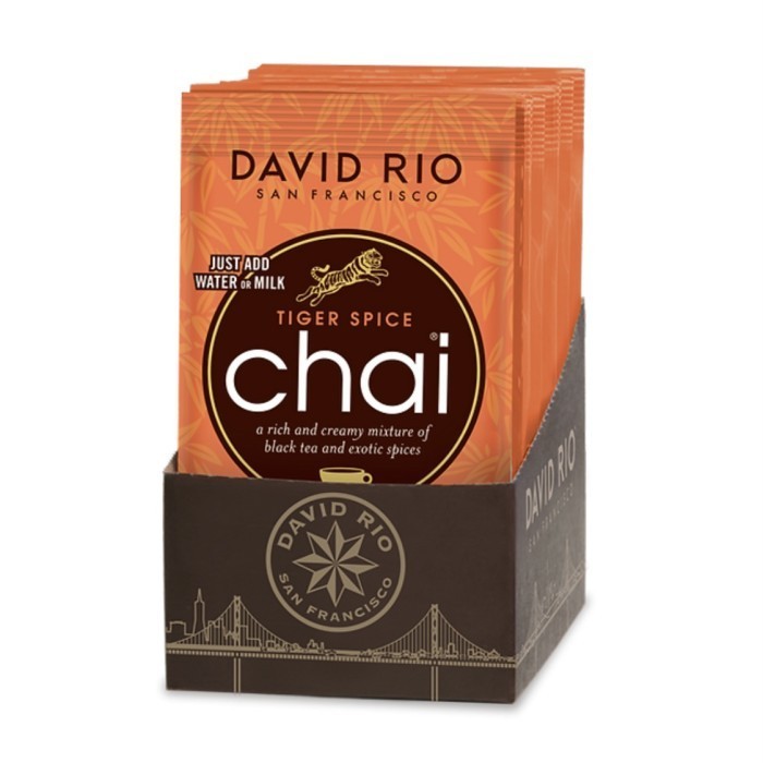 

David Rio Tiger Spice Chai Tea - 12 Single Packs