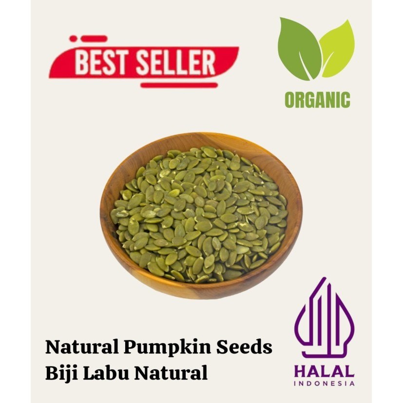 

BARU! Pumpkin Seed premium 1KG / Cemilan Sehat Biji Labu