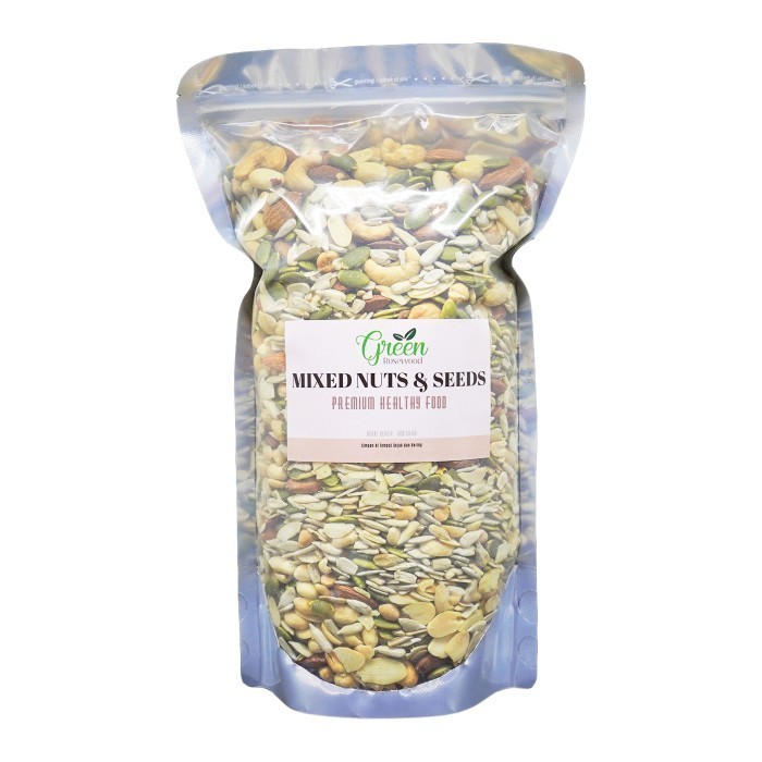 

MIXED NUTS & SEEDS 1 KG PREMIUM - TRAIL MIX NUT & SEED MIXNUT 1000 GR