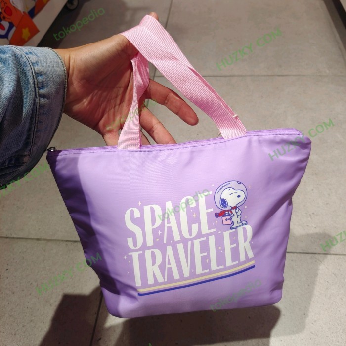 Miniso Trapezoid Lunch Bag Snoopy The Little Space Explorer
