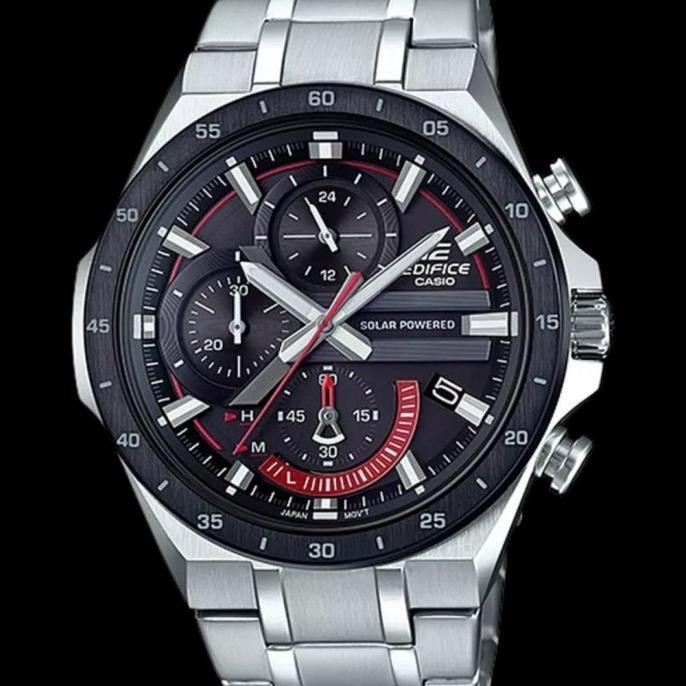 Jam Tangan Pria Casio Original Edifice Solar Power EQS-920DB-1A