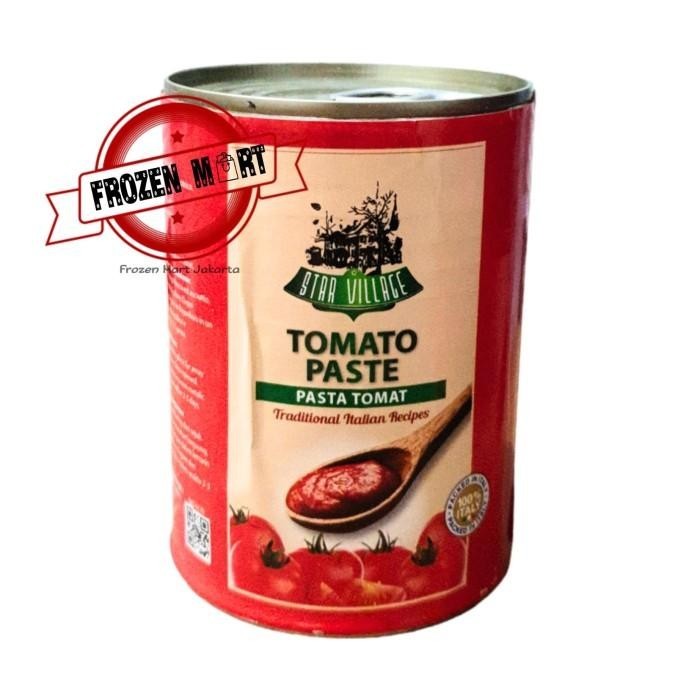 

STAR VILLAGE Tomato Paste / Pasta Tomat 400Gr Kualitas Terbaik