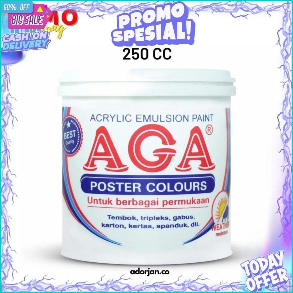 

Tbmo Cat Aga / Cat Poster / Acrylic / Akrilik / Water Base 250Cc [Promo][Cod][Gratisongkir]