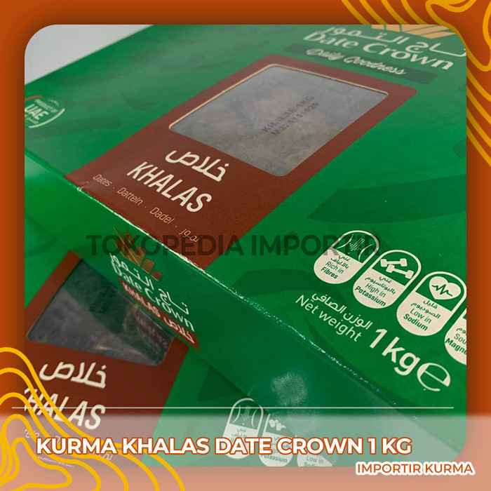 

,,,,,,,] KURMA KHALAS DATE CROWN 1KG PREMIUM ORIGINAL