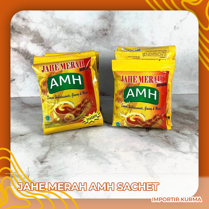 

] JAHE MERAH AMH HERBAL ORIGINAL 1 RENCENG ( 10pcs )