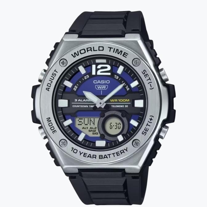 Jam Tangan Pria Original Casio Analog MWQ-100-2A Garansi Resmi