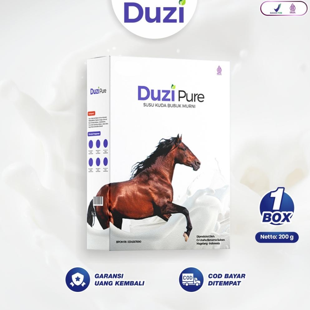

Sendi Sehat Dengan Duzi Pure Susu Kuda Herbal Bantu Untuk Menyembuhkan Sesak Nafas Original Free Ongkir Bisa Cod